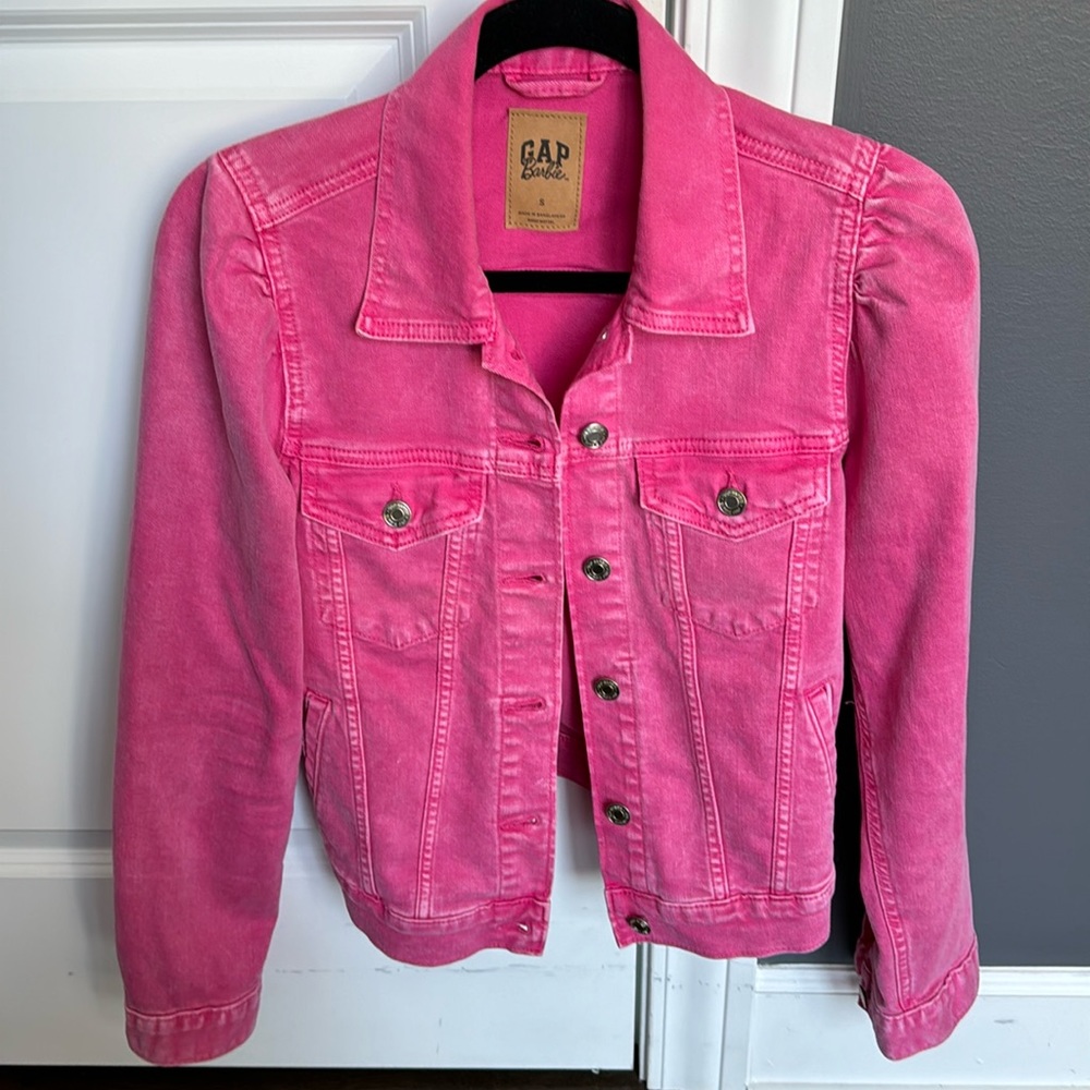 Gap x Barbie Pink Jean Jacket